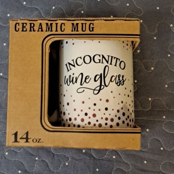 Incognito Wine Glass coffee cup NEW - Picture 3 of 4